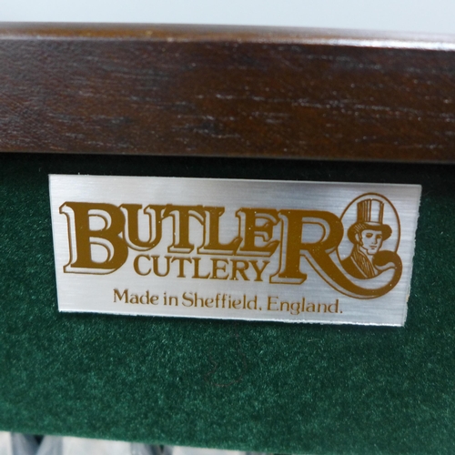 771 - A canteen of plated Butler cutlery