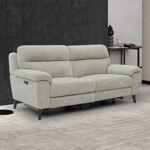 1304 - Grace Mink Fabric large 2 seater Recliner, original RRP £874.99 + VAT (4176-13) *This lot is subject... 