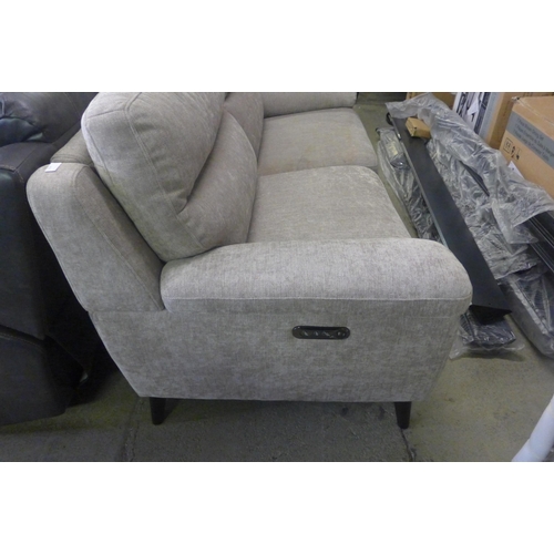 1304 - Grace Mink Fabric large 2 seater Recliner, original RRP £874.99 + VAT (4176-13) *This lot is subject... 