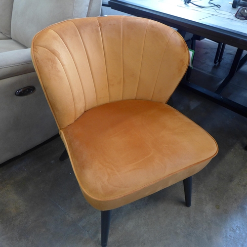 1403 - A Lydel burnt orange side chair