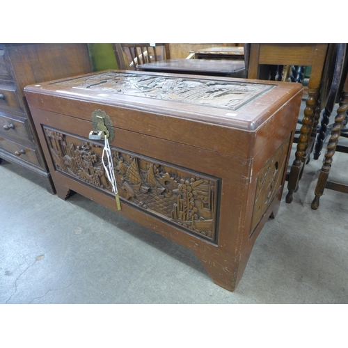 Oriental on sale blanket box