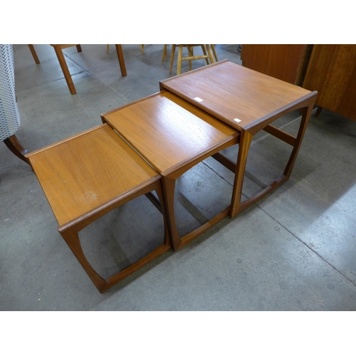 21 - A G-Plan Quadrille teak nest of tables