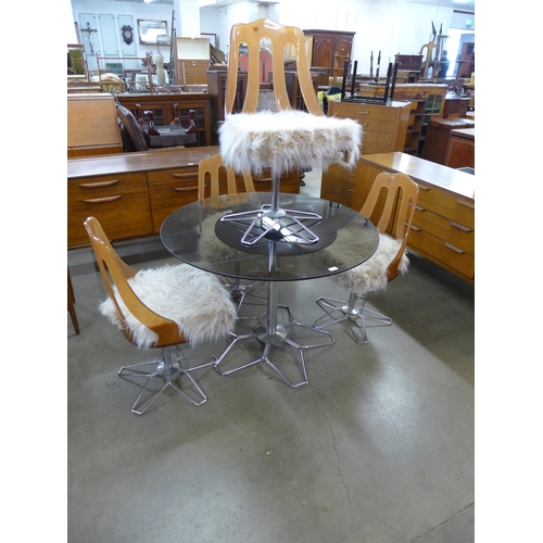 Perspex table and chairs hot sale