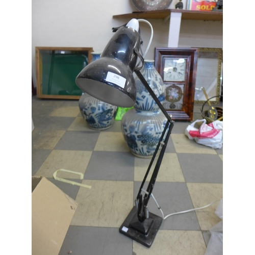 298 - A Herbert Terry & Sons black metal anglepoise desk lamp