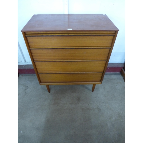 44 - An Austin Suite teak chest of drawers