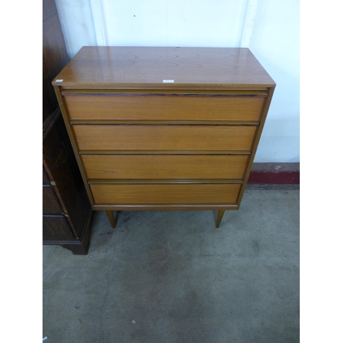 45 - An Austin Suite teak chest of drawers