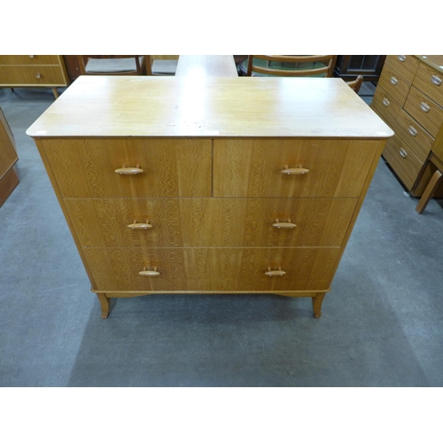 46 - A birch chest of drawers