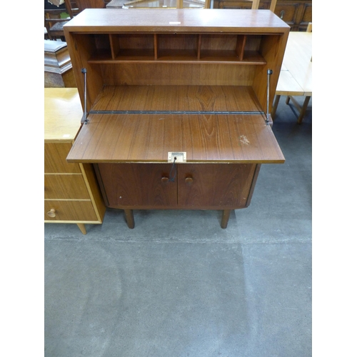 63 - A teak bureau