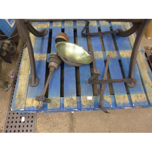 2219 - A Pools Specials 240v metal working lathe on stand * this lot is subject to VAT