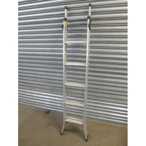 2261 - A Youngman 3 way combination ladder