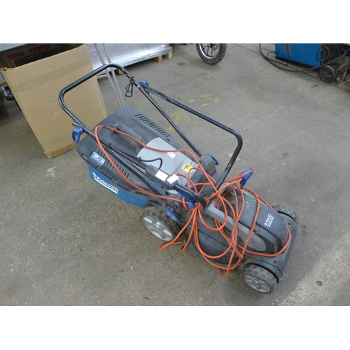 2319 - A Macallister 240v electric lawn mower - failed electrical safety test due to damaged cable - sold a... 