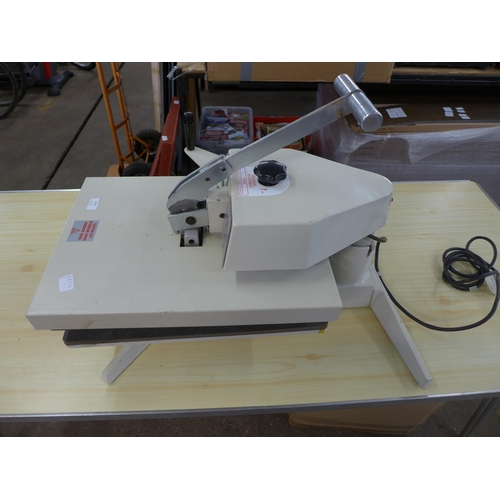 2330 - An Adkins T-shirt printing press - failed electrical safety test due to insulation resistance - sold... 