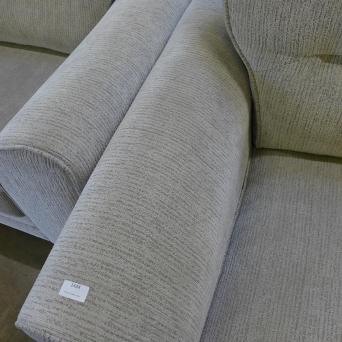 1505 - A pair of grey Dahlia four seater sofas * this lot is subject to VAT