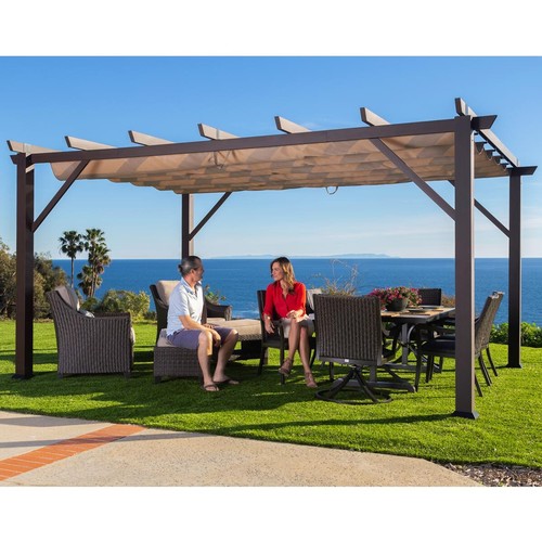 1516 - Paragon Modena 12X16Ft Soft Top Pergola, original RRP £1249.98 + VAT (4175-26) - boxed, not checked ... 