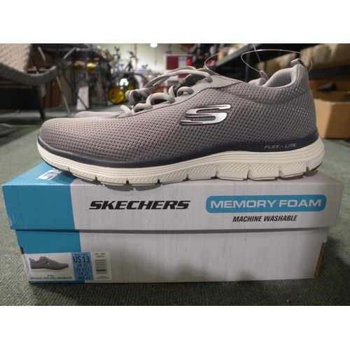 3019 - Men's grey Skechers trainers - UK size 12 * this lot is subject to VAT