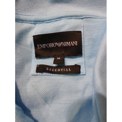 3027 - Quantity of Men's branded polo T-shirts incl: The Crew Clothing Company, Emporio Armani and Jack Wil... 