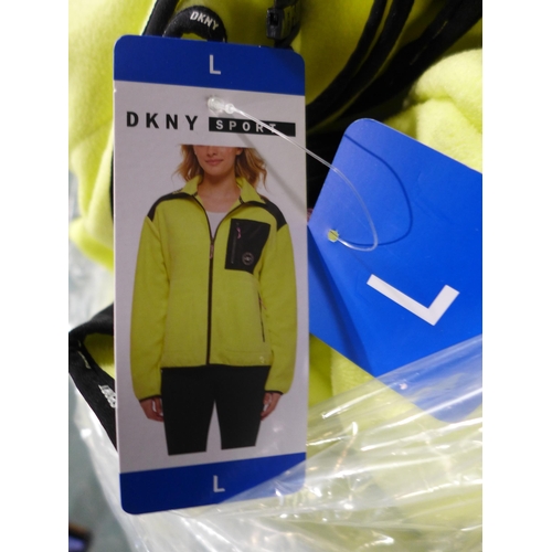 3030 - Quantity of Women's DKNY Sport Lime Zip-Up Fleeces - mainly size: L * this lot is subject to VAT