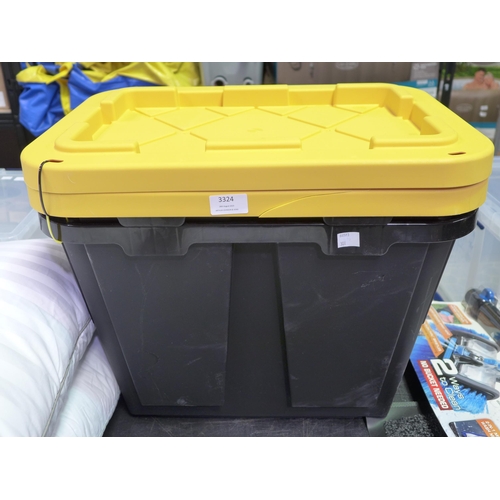 3324 - 45L Mini Storage Tote - Damaged   ( 301 - 188 )   * This lot is subject to vat