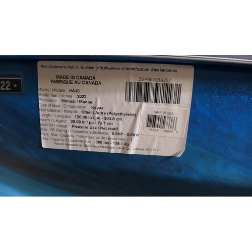 3340 - Performance Pelican Premium Kayak - sit in , Original RRP £329.99 + vat  ( 301 - 245 )   * This lot ... 