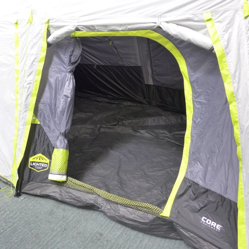 3341 - Core 10 Person lighted Tent , Original RRP £249.99 + vat ( 301 - 141 )   * This lot is subject to va... 