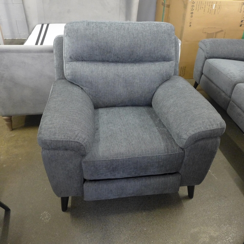 1461 - Grace charcoal fabric armchair with power recliner, original RRP £499.99 + VAT (4178-39) *This lot i... 