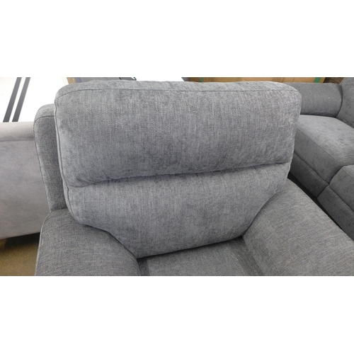 1461 - Grace charcoal fabric armchair with power recliner, original RRP £499.99 + VAT (4178-39) *This lot i... 