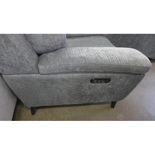 1461 - Grace charcoal fabric armchair with power recliner, original RRP £499.99 + VAT (4178-39) *This lot i... 