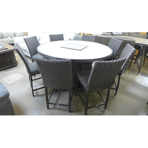 1481 - Mckenzy 9 piece High Dining  fire chat set, original RRP £1666.66 + VAT (4178-32) *This lot is subje... 