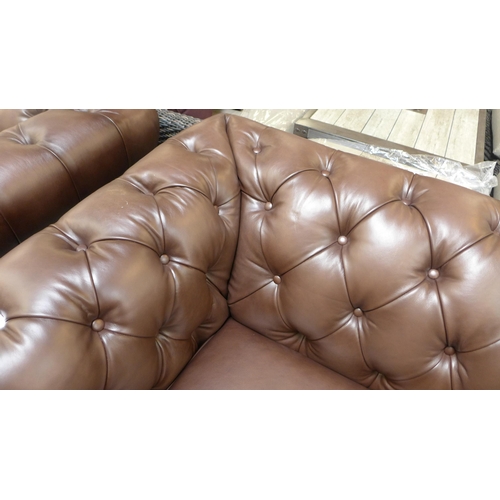 1483 - New Allington 2 seater brown leather sofa, original RRP £1416.66 + VAT (4178-18) *This lot is subjec... 