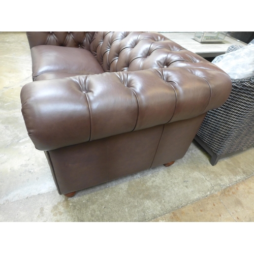 1483 - New Allington 2 seater brown leather sofa, original RRP £1416.66 + VAT (4178-18) *This lot is subjec... 