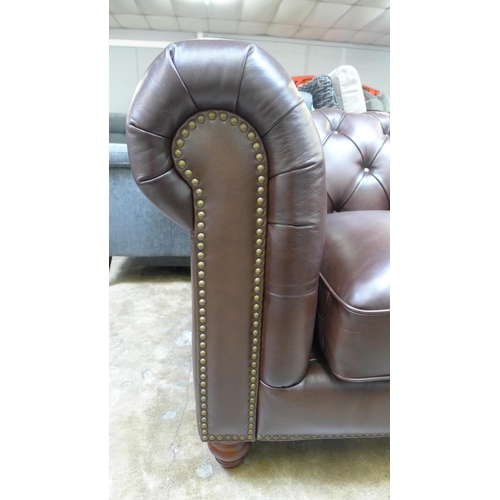 1484 - New Allington brown leather chair, original RRP £958.33 + VAT (4178-19) *This lot is subject to Vat