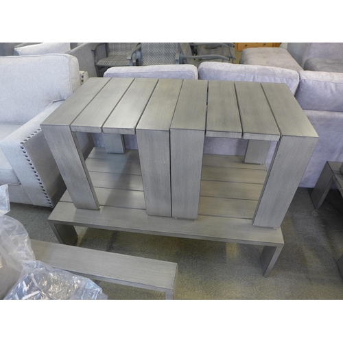 1540 - Atleisure Brookview 6 piece Patio Set, original RRP £2249.99 + VAT - missing cushion, some frame dam... 