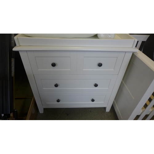 1601 - A Silver Cross cot bed and four drawer chest  *This lot is subject to VAT