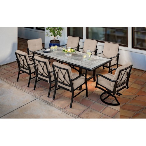 1450 - Sunvilla Anita 9 piece cushion dining set, Original  RRP £1999.99  (4177-2)   * This lot is subject ... 