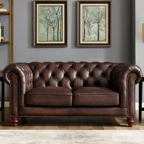 1483 - New Allington 2 seater brown leather sofa, original RRP £1416.66 + VAT (4178-18) *This lot is subjec... 