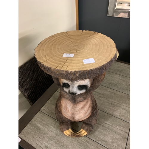 1376 - A side table in the form of a sloth