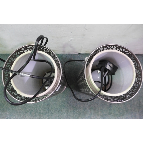 3339A - Pair of Lumis lighting Geo Touch Table Lamps   ( 301 - 227 )   * This lot is subject to vat