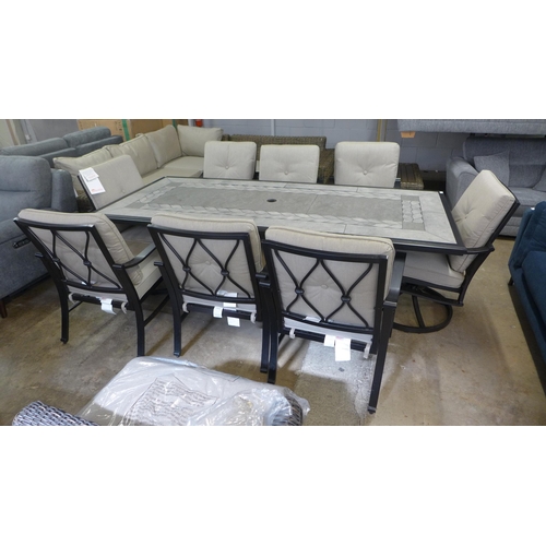 1444 - Sunvilla Anita 9 piece cushion dining set, Original  RRP £1999.99  (4177-2)   * This lot is subject ... 