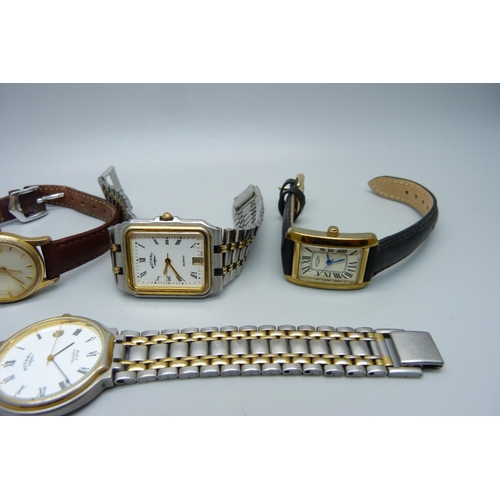 1029 - Five Rotary wristwatches