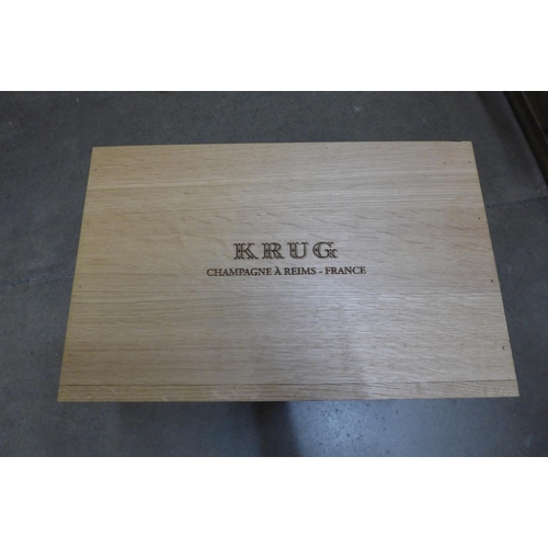 1039 - A Krug wooden champagne box **PLEASE NOTE THIS LOT IS NOT ELIGIBLE FOR POSTING AND PACKING**