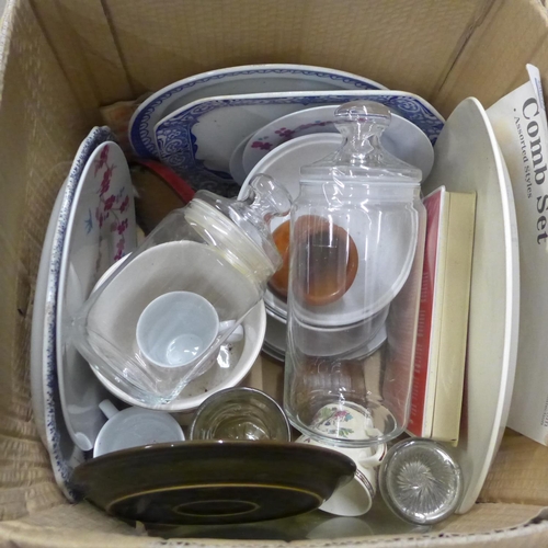 1074 - Four boxes of assorted china **PLEASE NOTE THIS LOT IS NOT ELIGIBLE FOR POSTING AND PACKING**