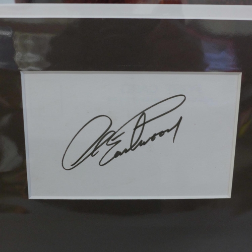 611 - A Clint Eastwood autographed display