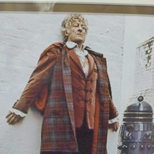 613 - A John Pertwee signed Dr Who display