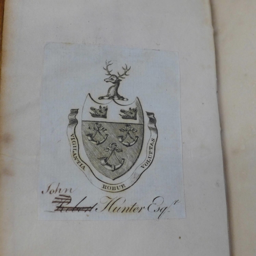 625 - One volume: D. Junii Juvemalis et A. Perssi Flacci 'Satyrae', 1742