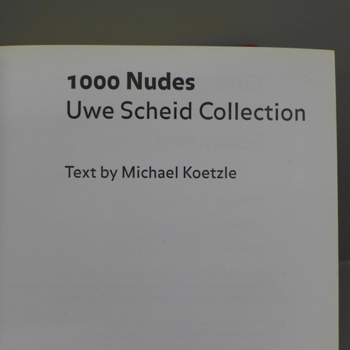 640 - One volume, 1000 Nudes, first edition