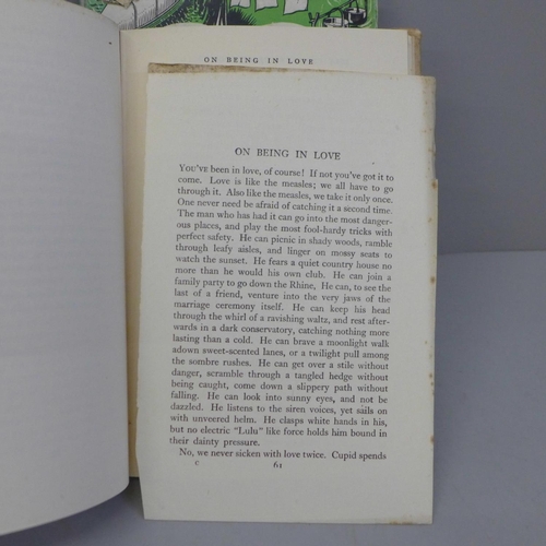 652 - Jerome K Jerome, The Idle Thoughts of an Idle Fellow and Three Men in a Boat, both with dustcovers