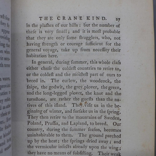 660 - Four volumes of Oliver Goldsmith's History of the Earth and Animated Nature, volume III, History of ... 