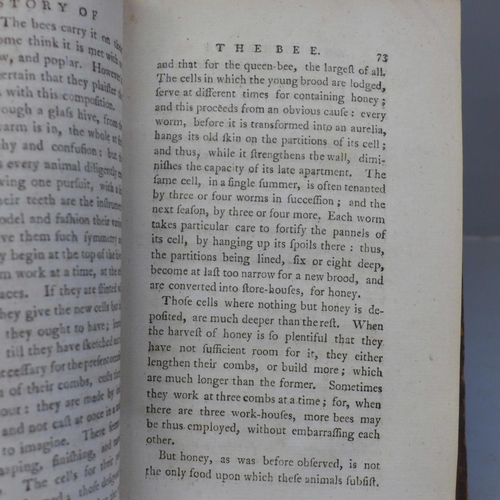 660 - Four volumes of Oliver Goldsmith's History of the Earth and Animated Nature, volume III, History of ... 