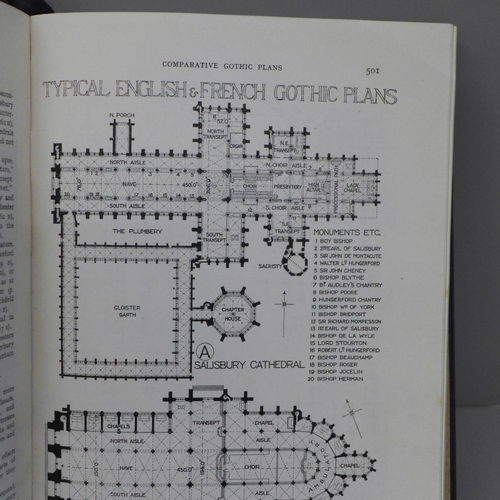 661 - Three volumes, A History of Architecture on The Comparative Method Sir Banister Fletcher, 1943, Rudy... 