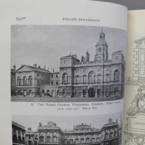 661 - Three volumes, A History of Architecture on The Comparative Method Sir Banister Fletcher, 1943, Rudy... 